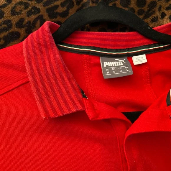 Ferrari Formula 1 Teamwear Polo Shirt Men’s Sz. Medium - Picture 2 of 13